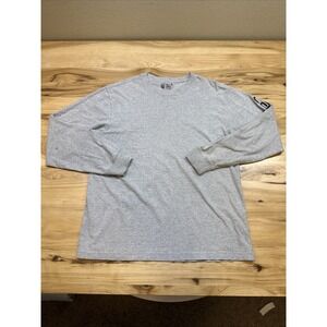 Carhartt K231 Gray Loose Fit Graphic Logo Long Sleeve T-Shirt Size Medium